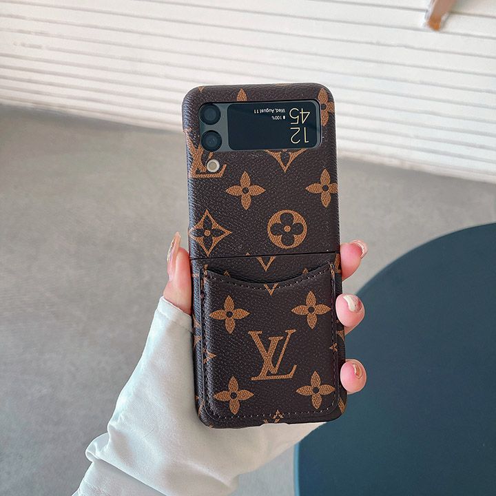 galaxy ZFlip3 スマホケースvuitton モノグラム