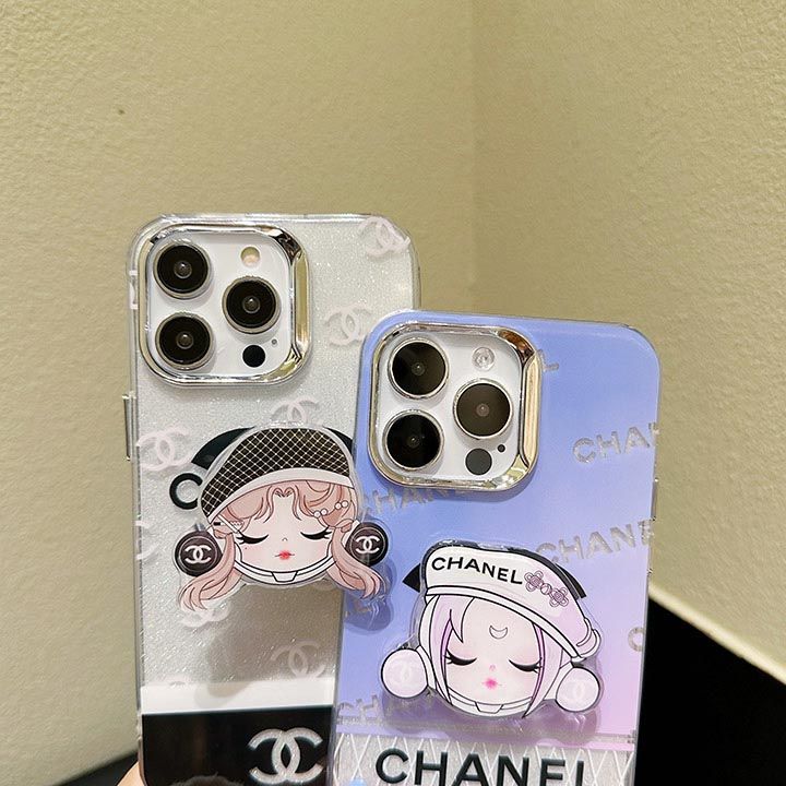 アイフォーン 15pro max スマホケース グリッター chanel