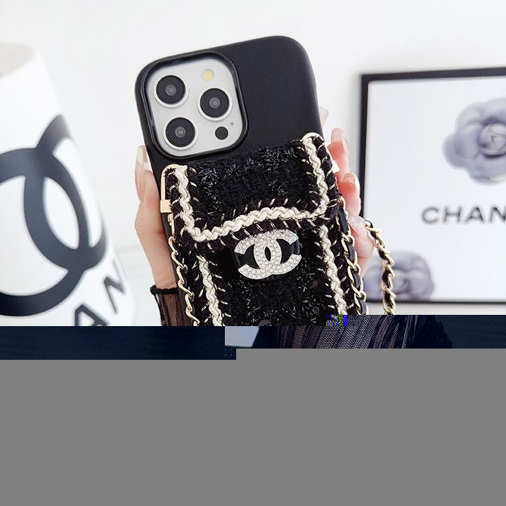 青 chanel シャネル アイフォン 14pro max スマホケース