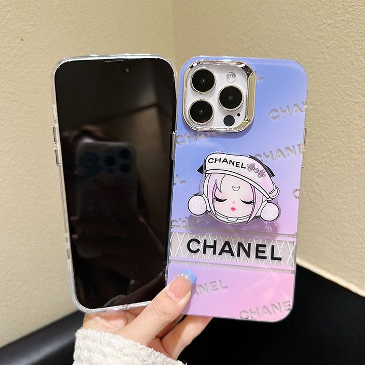 アイフォーン 15pro max スマホケース グリッター chanel