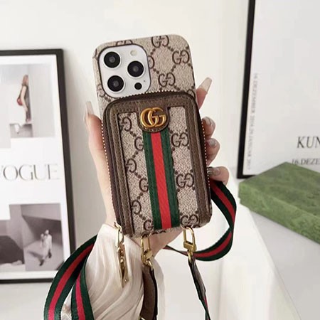 iphone 15 携帯ケースgucci レザー