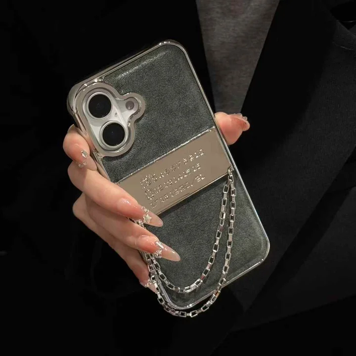  高級感 ブラック ホワイト iPhoneカバー